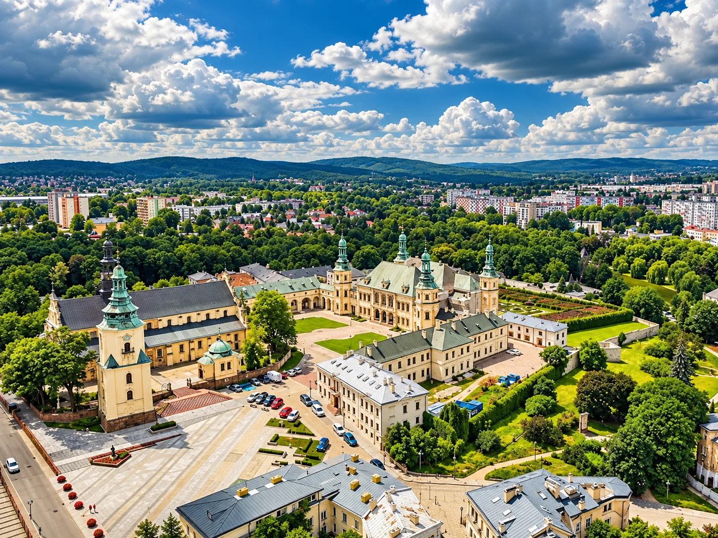 Панорама міста: Кельце