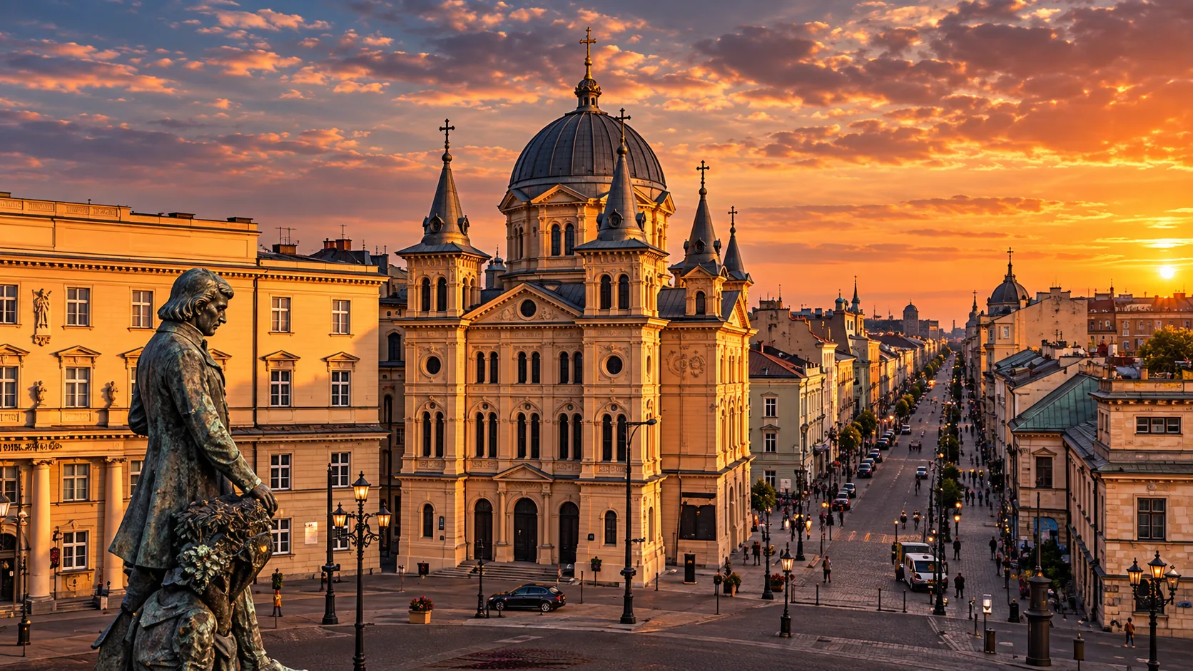 Панорама города: Лодзь