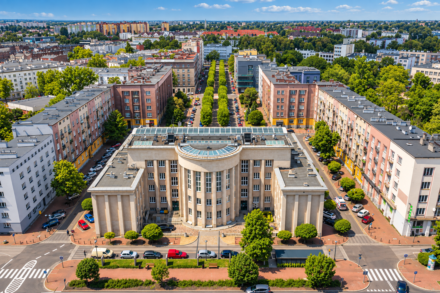 View of Sosnowiec