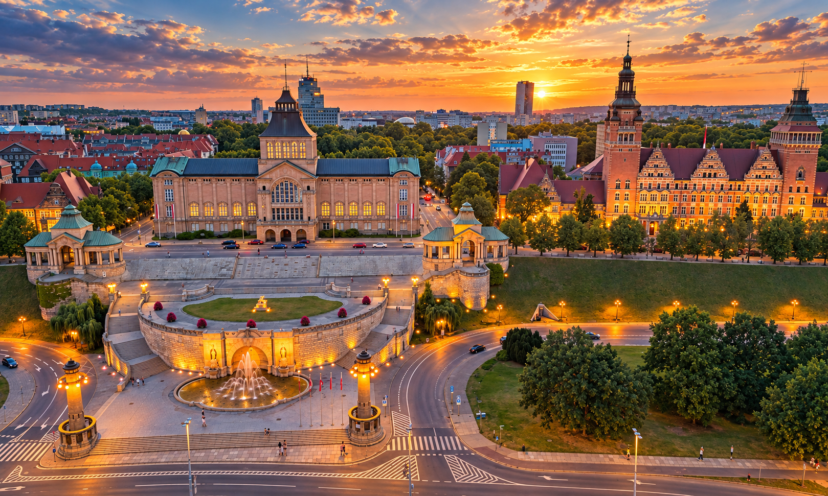 Widok miasta: Szczecin